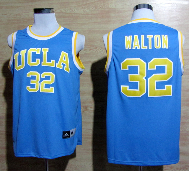  NCAA UCLA Bruins 32 Bill Walton Blue College Basketball Jersey